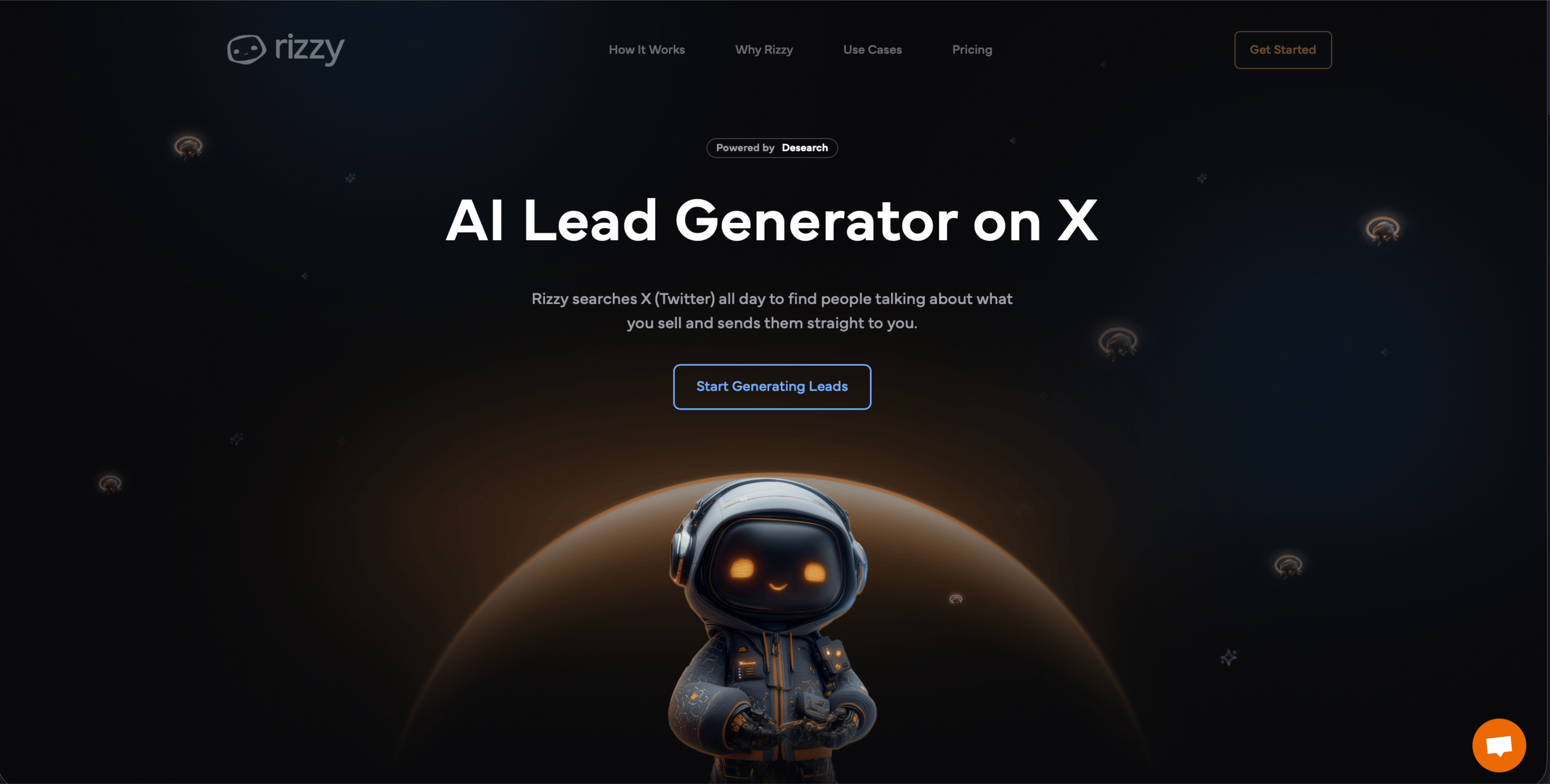 Rizzy Agent website preview