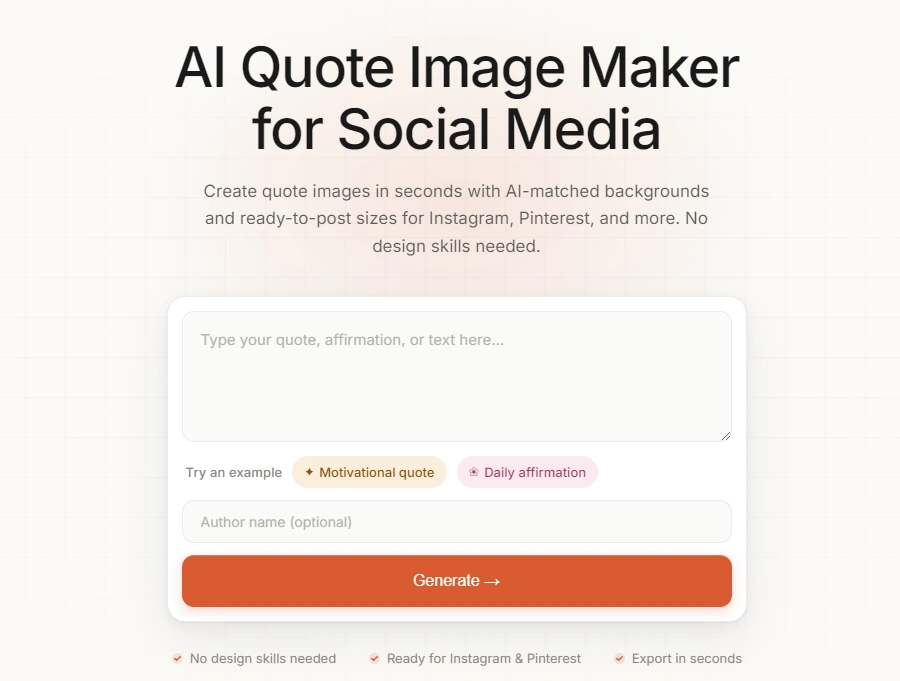 QuoteImageMaker preview