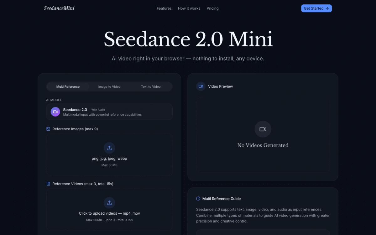 Seedance 2.0 Mini