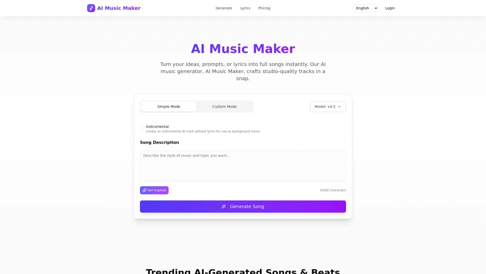 AI Music Maker (MusicMakerApp) preview