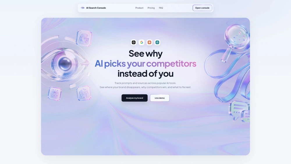 AI Search Console preview