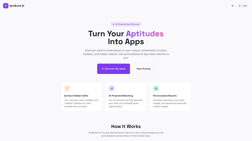 AptiBuild AI preview
