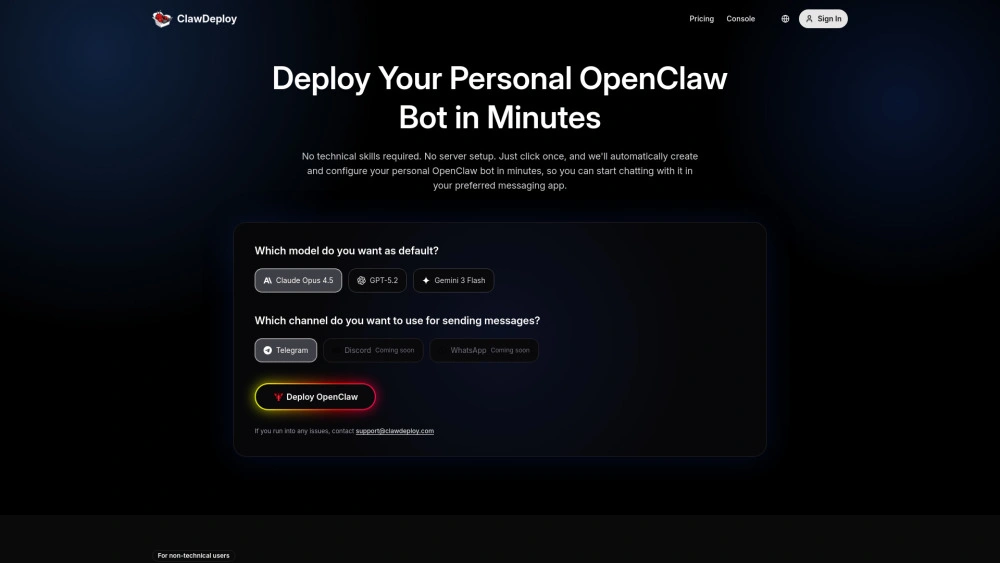 ClawDeploy preview