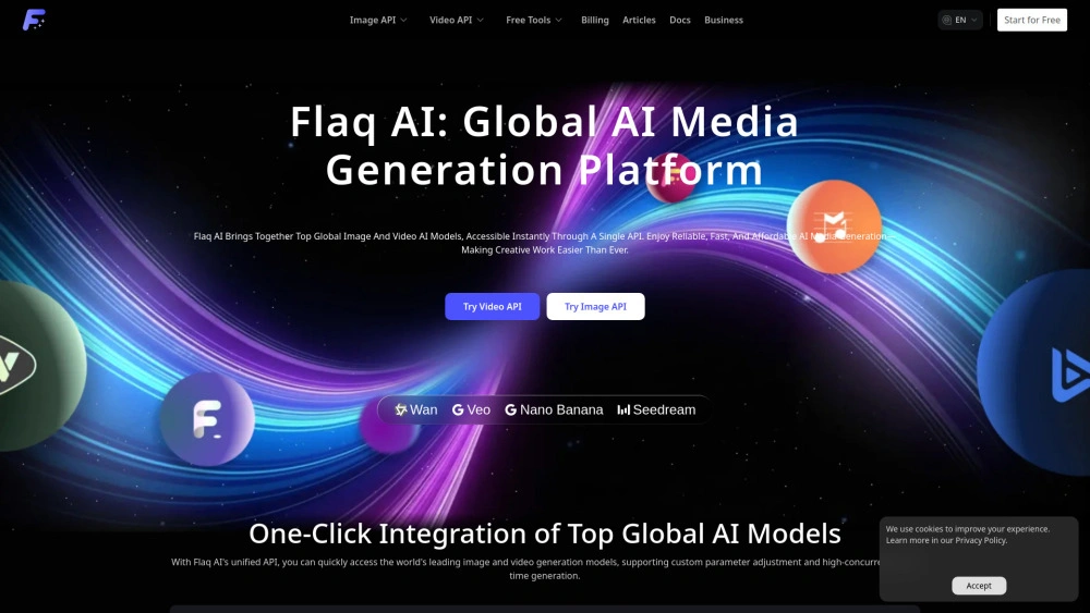 Flaq AI API Platform preview