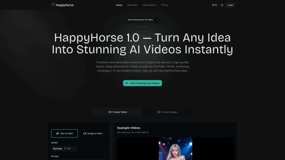 HappyHorse 1.0 preview