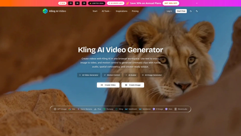 Kling AI Video Generator preview
