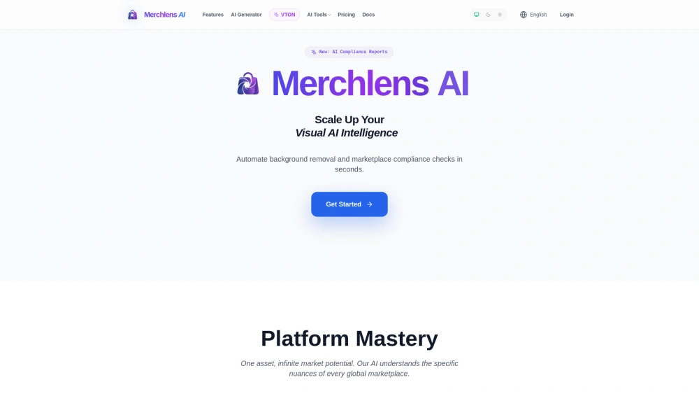 MerchLens AI preview