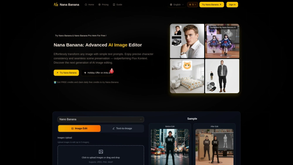 Nana Banana AI Image Editor preview
