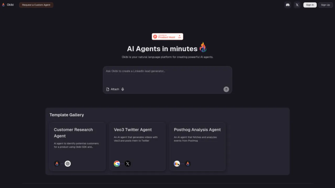 Okibi website preview