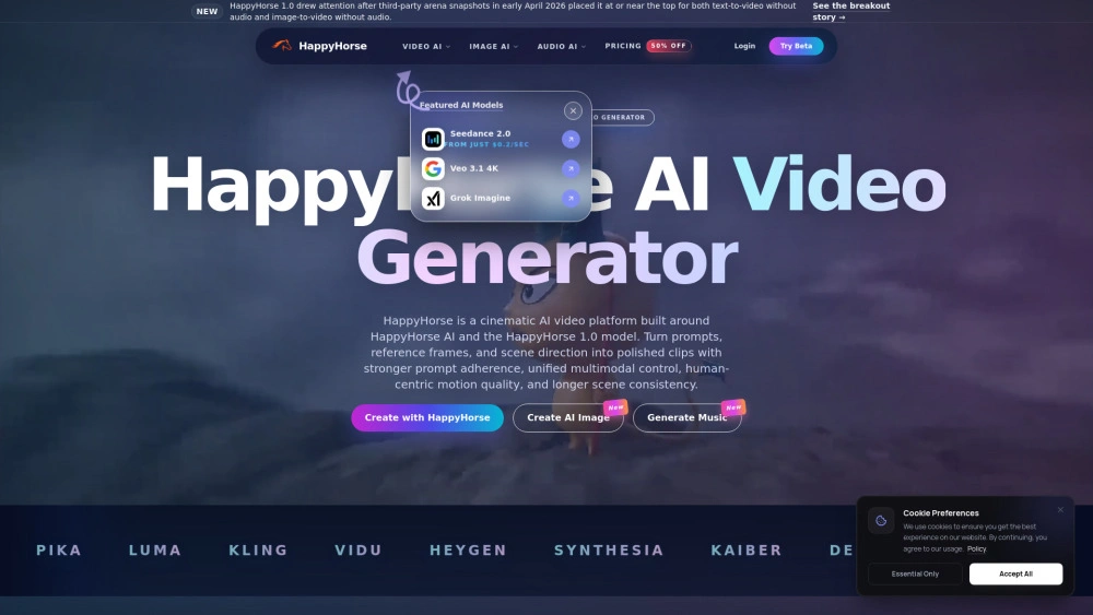 Open HappyHorse preview