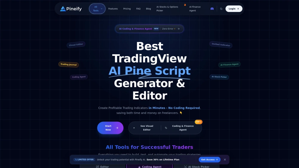 Pineify - Pine Script AI & Finance AI Agent preview