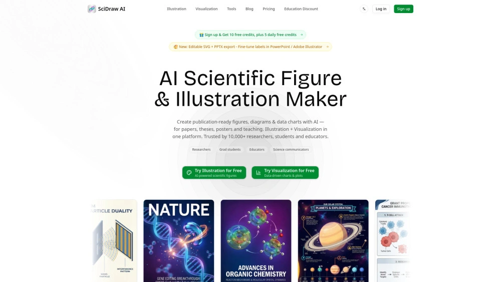 SciDraw AI preview