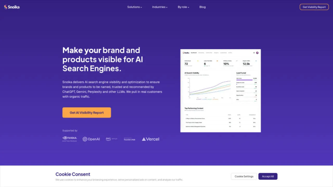 Snoika website preview