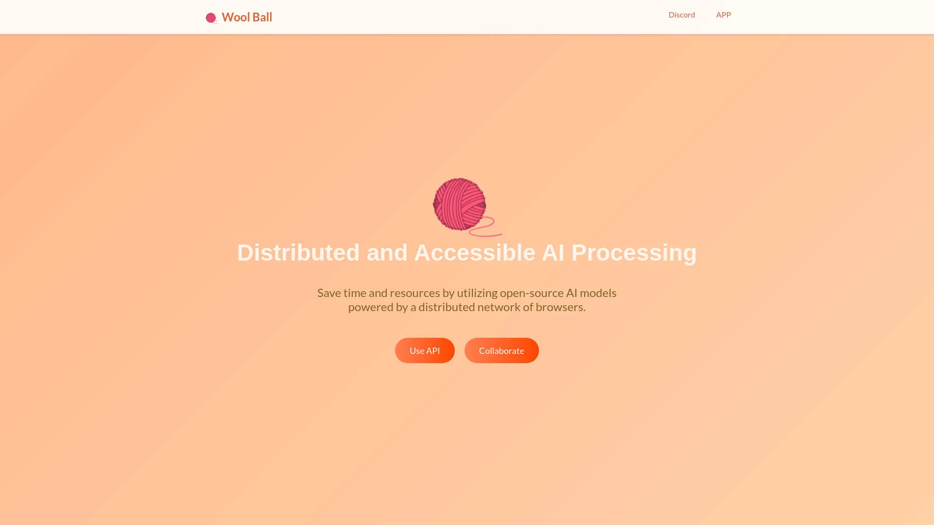 Wool Ball website preview