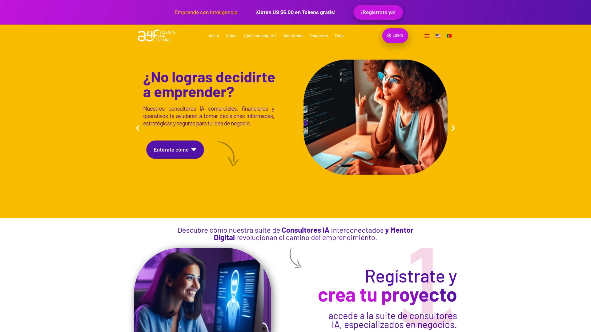 A4F | Emprende con inteligencia website preview