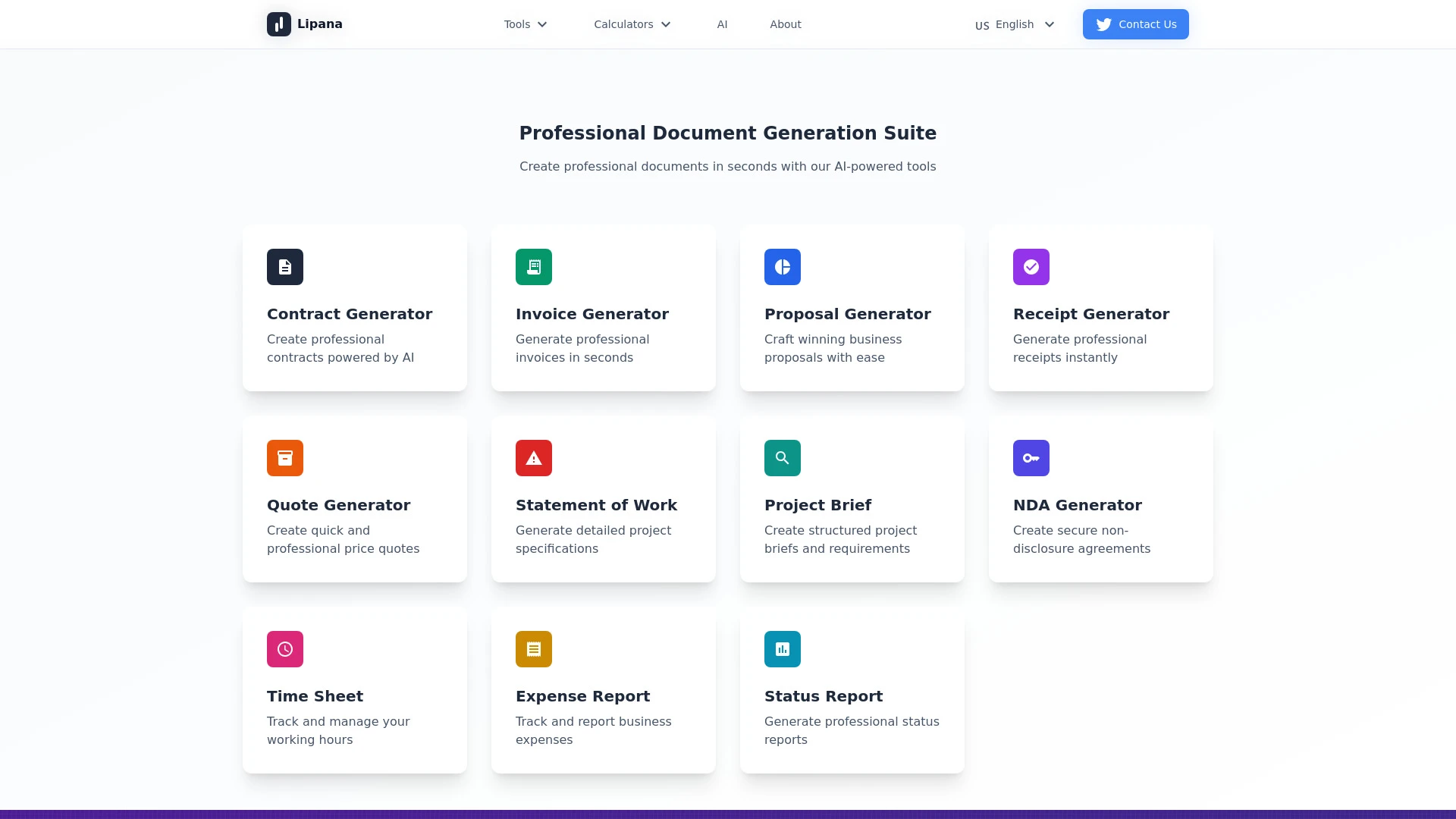Lipana website preview