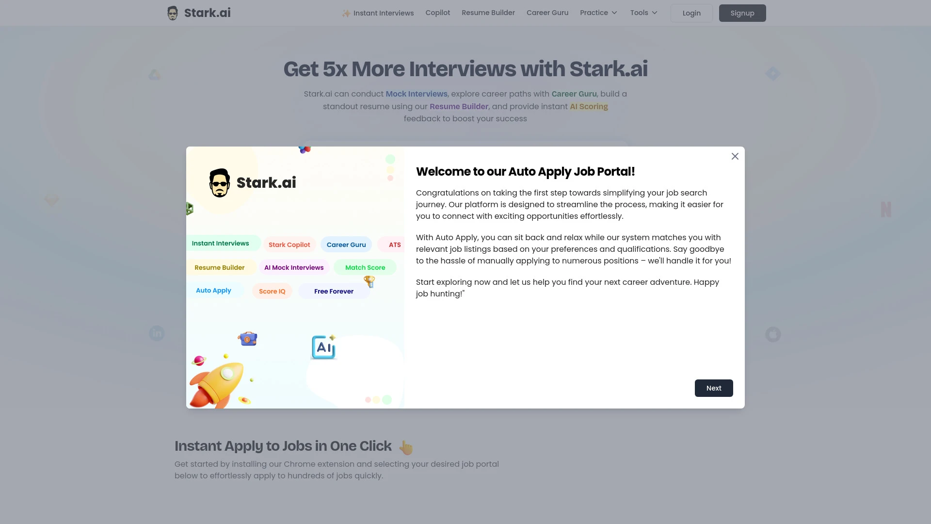 Stark.ai website preview