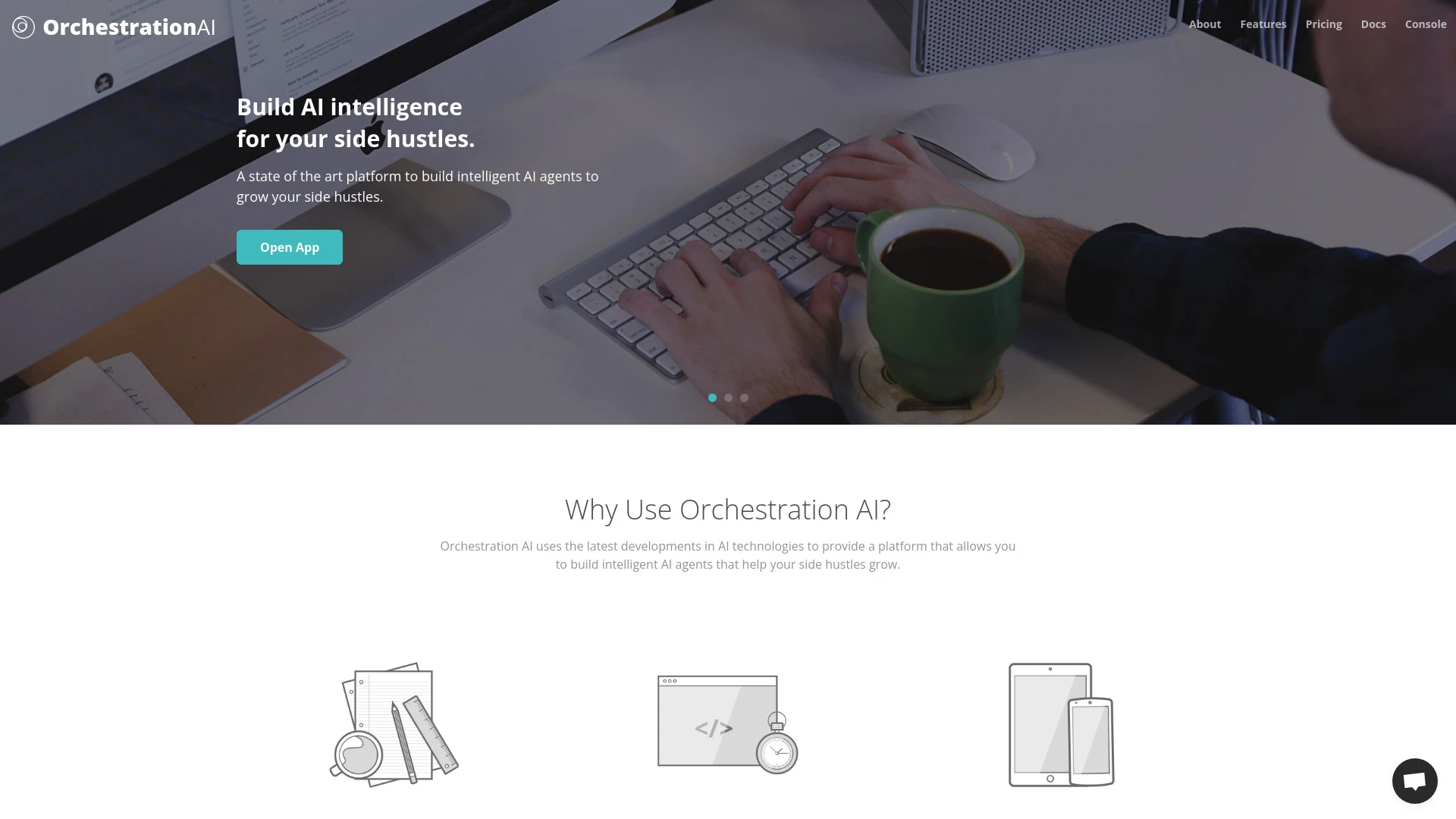 OAI Orchestration website preview