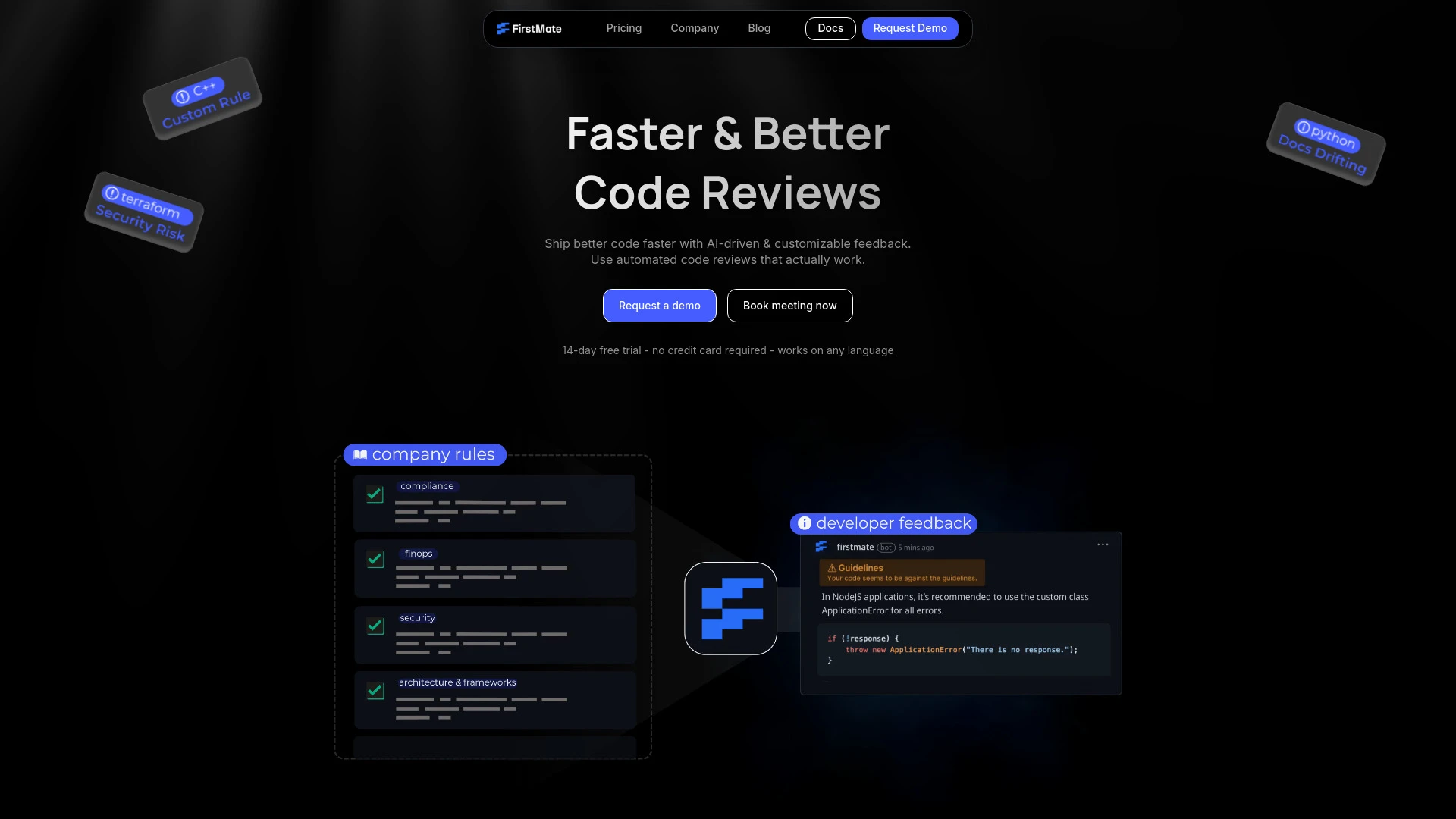 FirstMate website preview