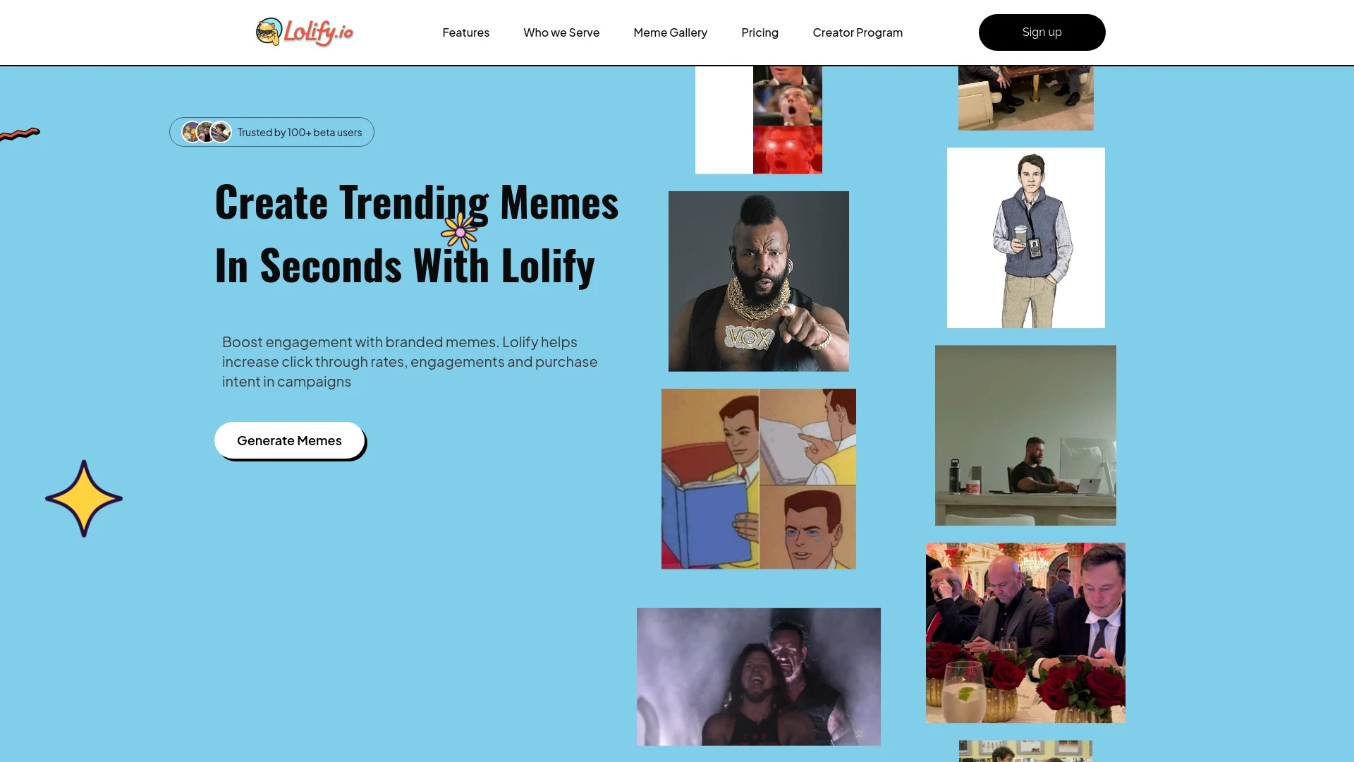 LoLify.io website preview