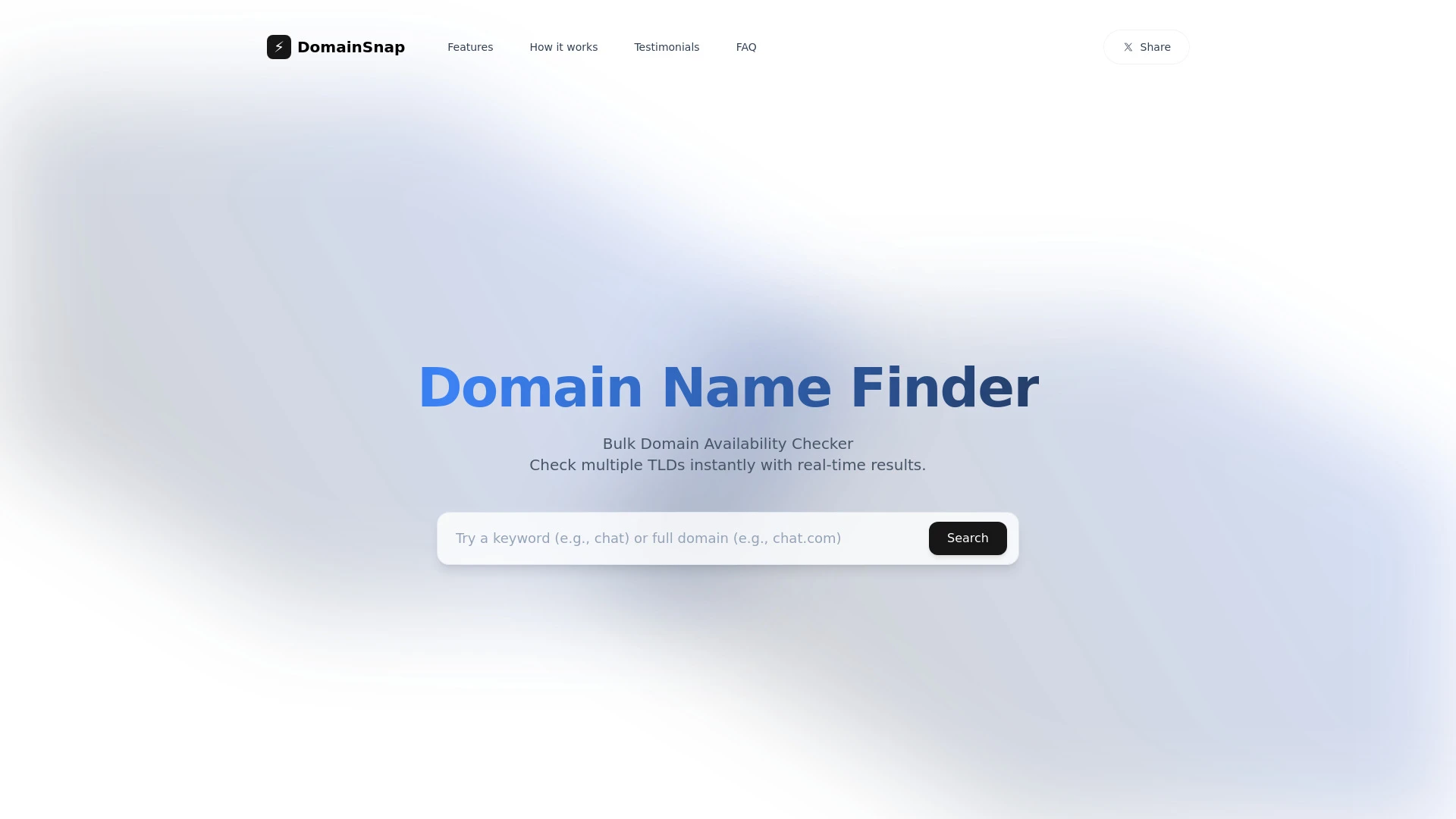 DomainSnap website preview