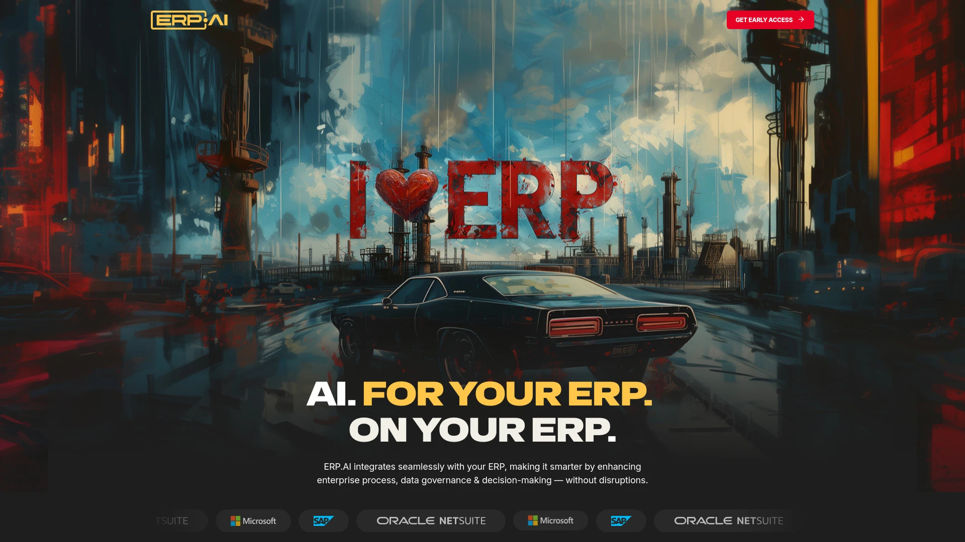 ERP.AI website preview