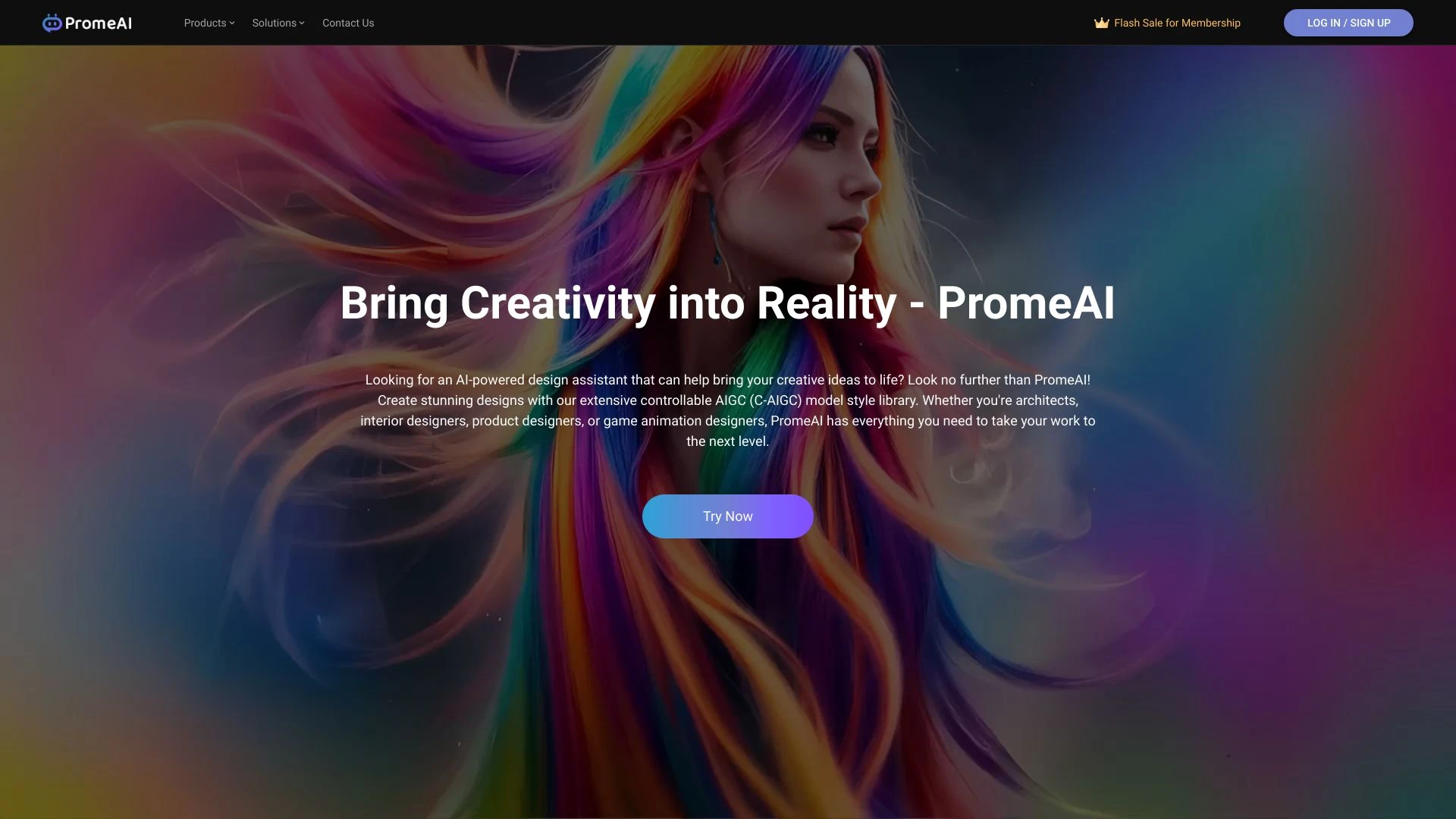 PromeAI website preview