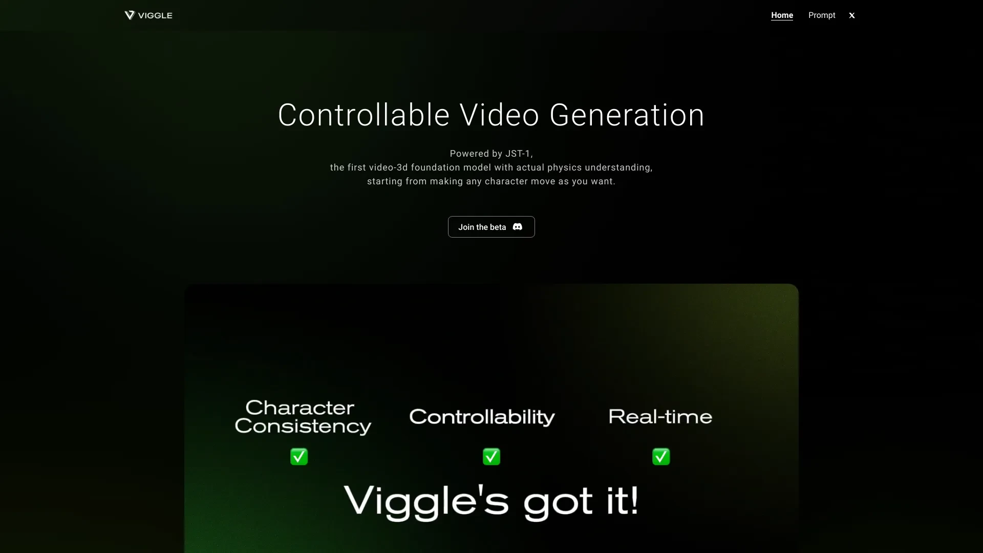 Viggle website preview