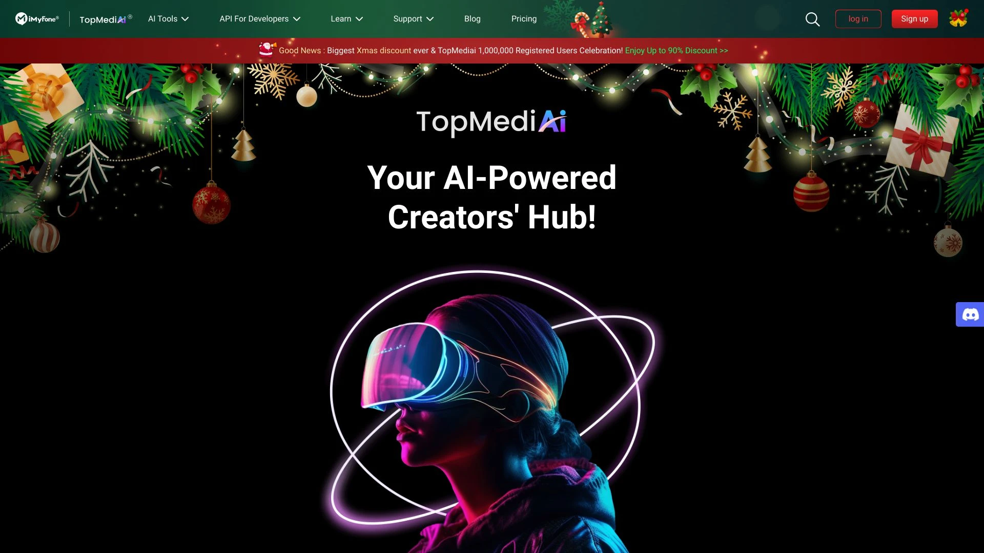 TopMediai® website preview