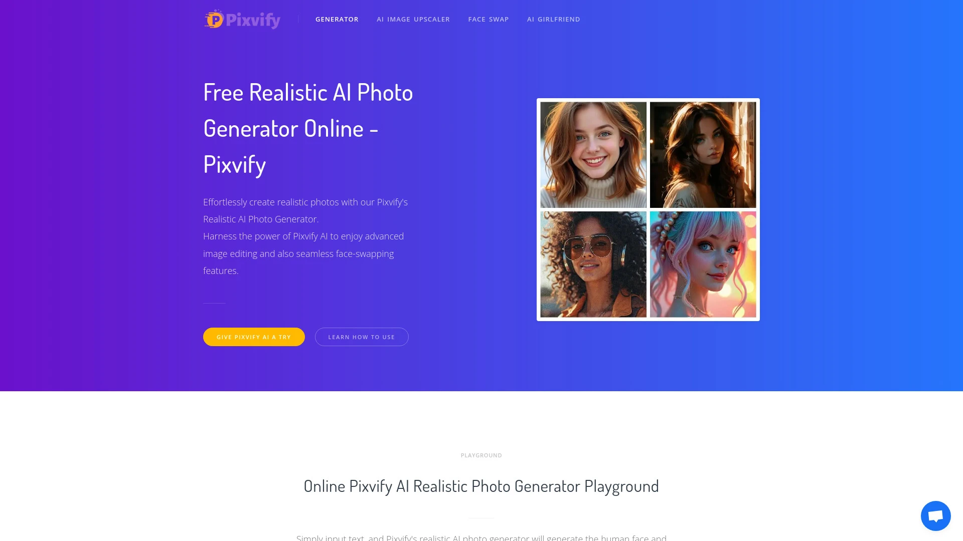 Pixvify website preview