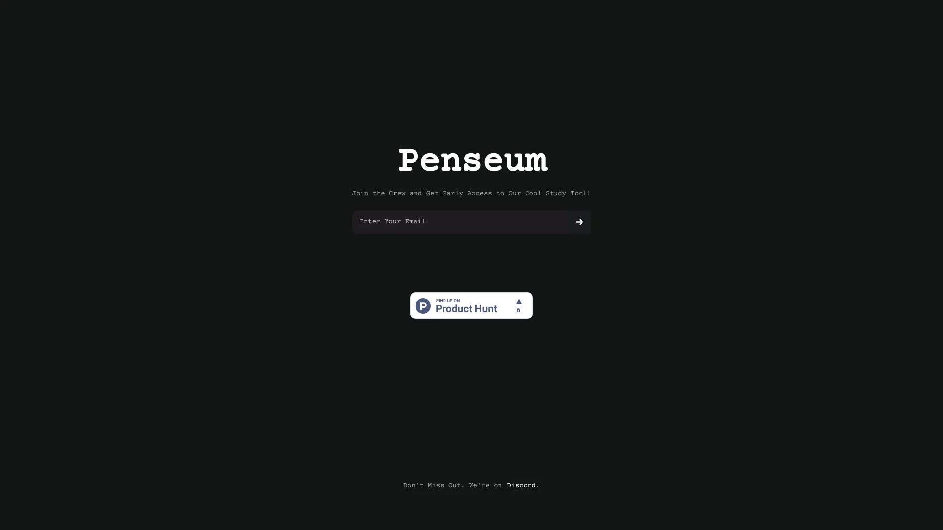 Penseum - Your AI-Powered Study Partner website preview