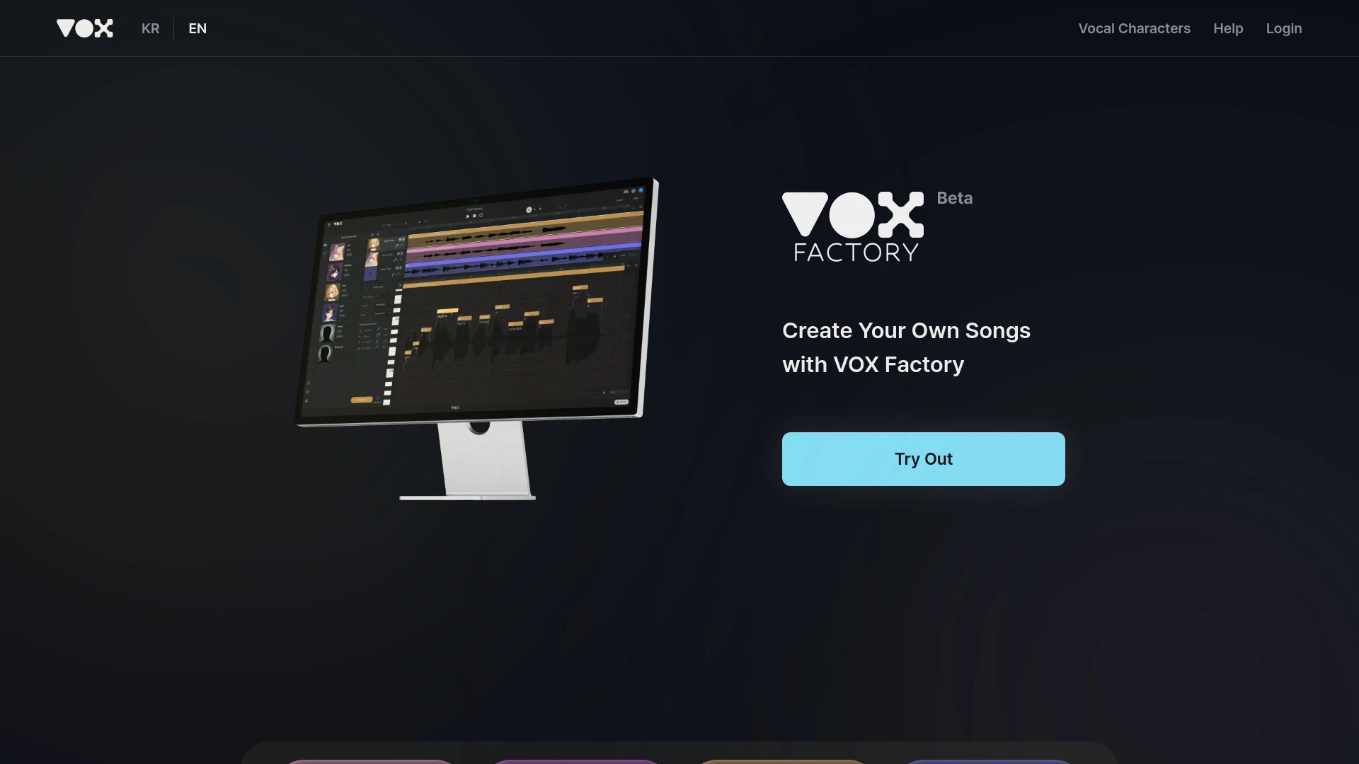 VOX Factory website preview