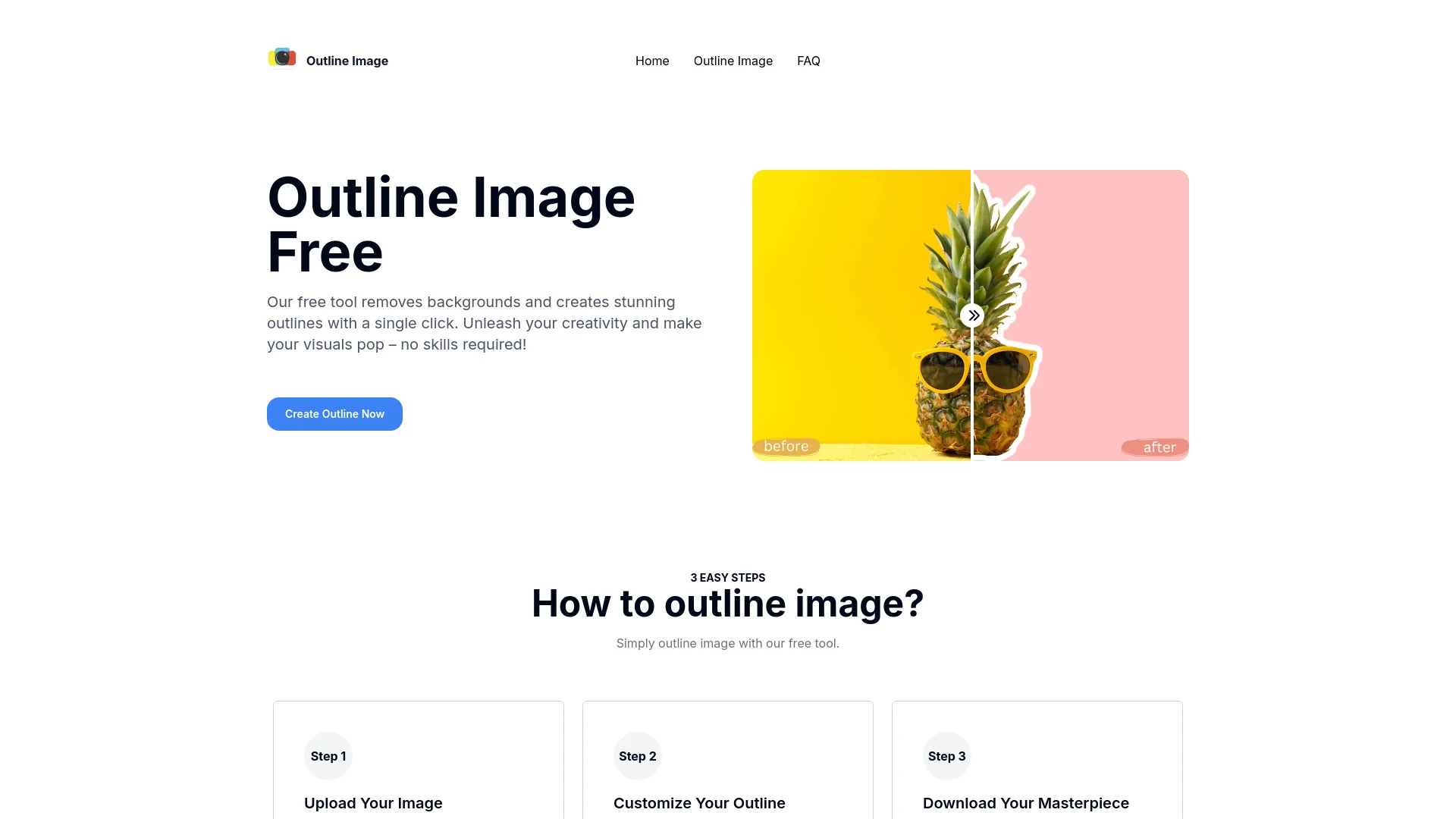 Outline Image website preview