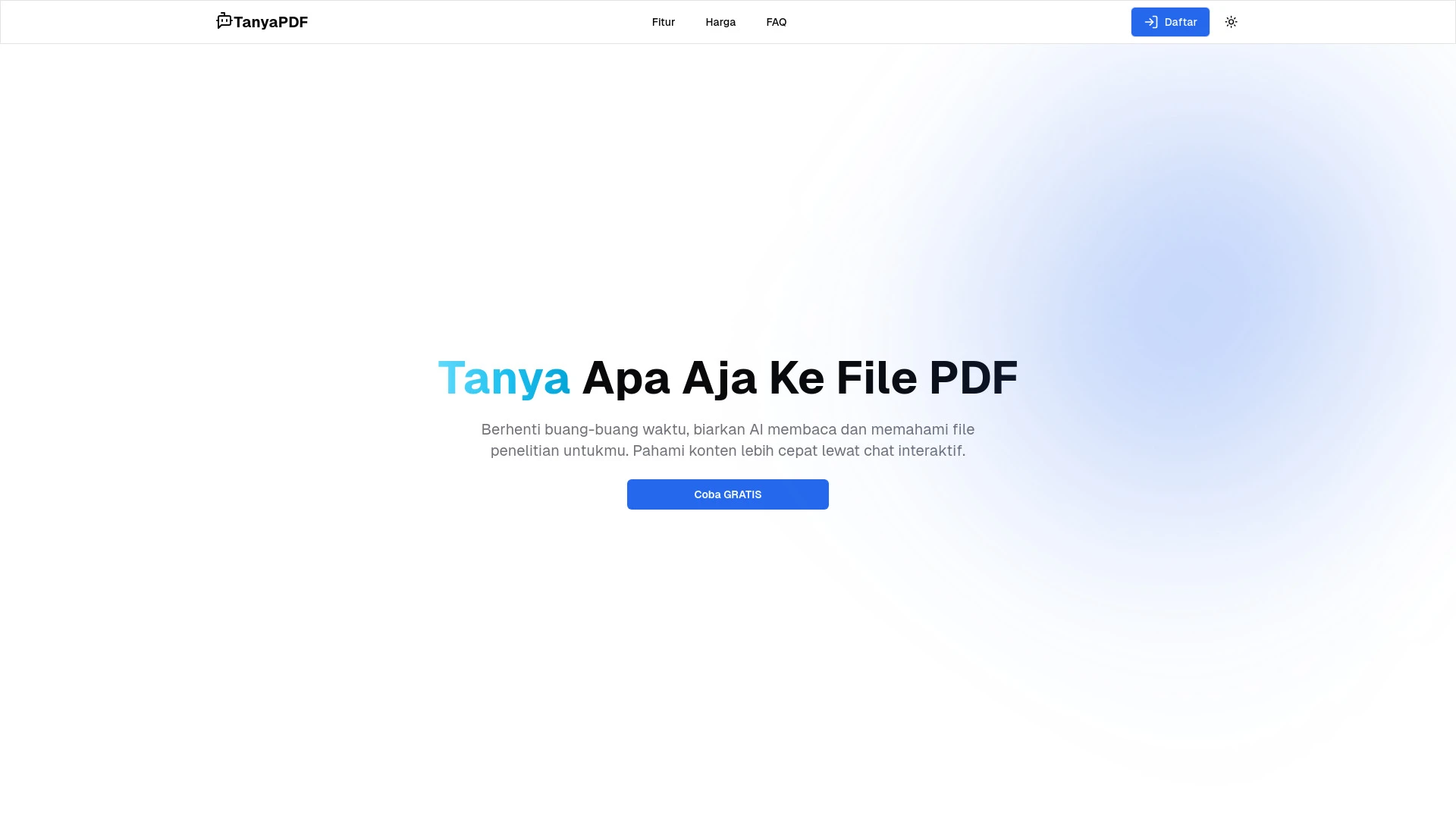 TanyaPDF website preview