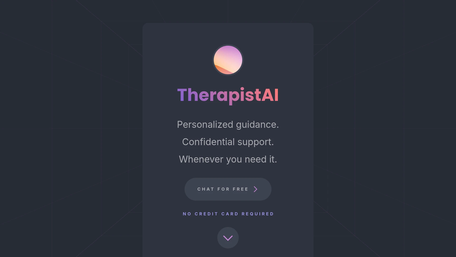 TherapistAI website preview