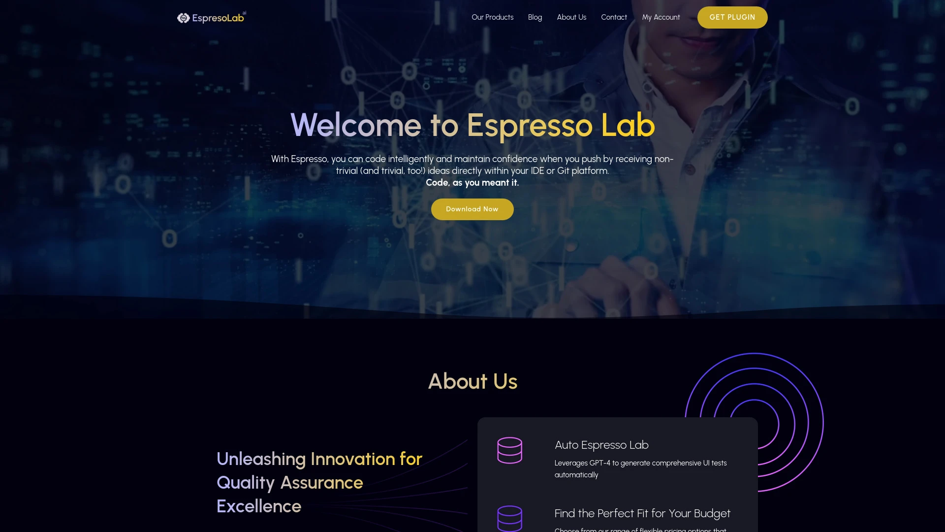 Espreso Lab website preview