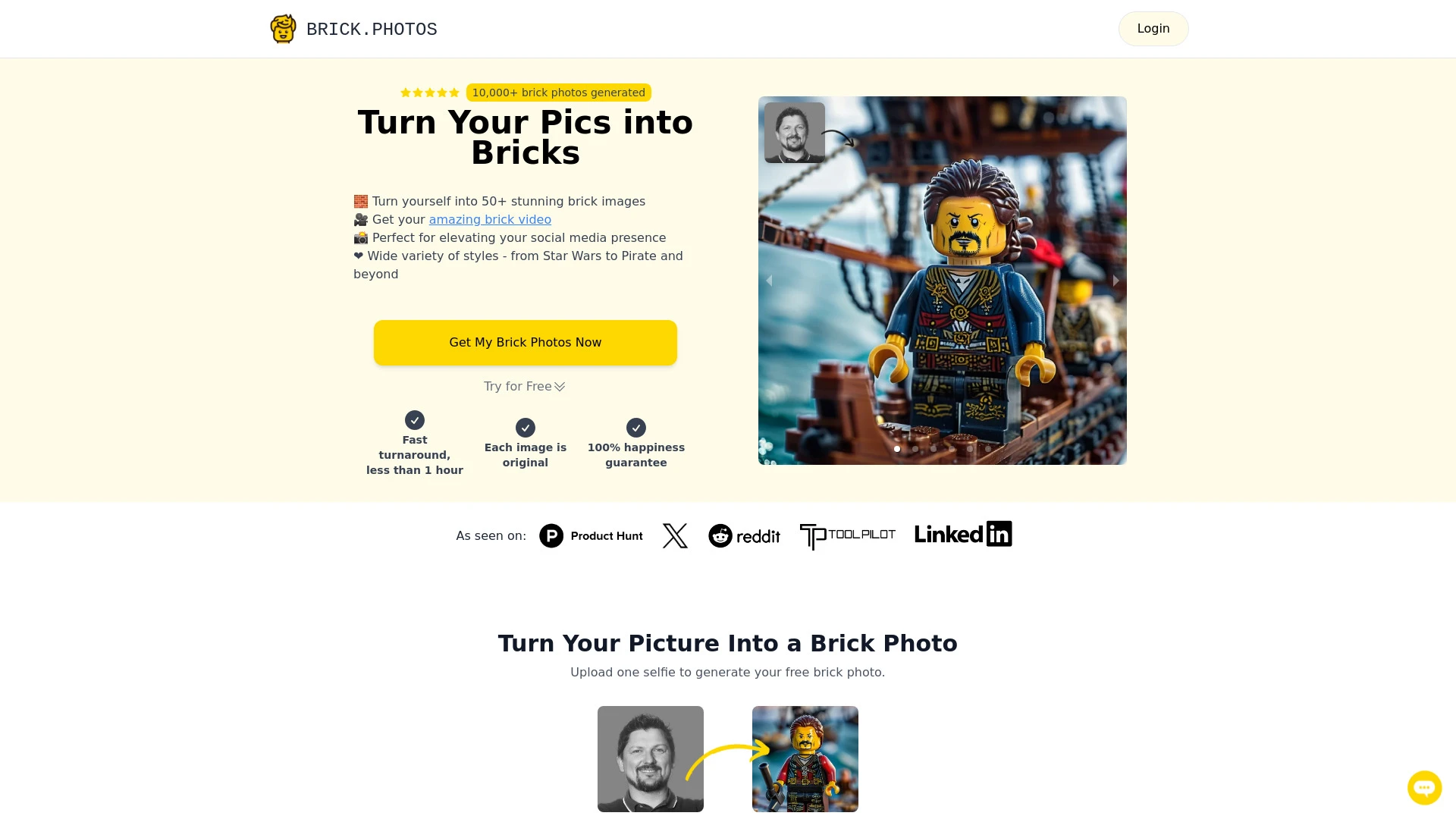 Brick.Photos website preview