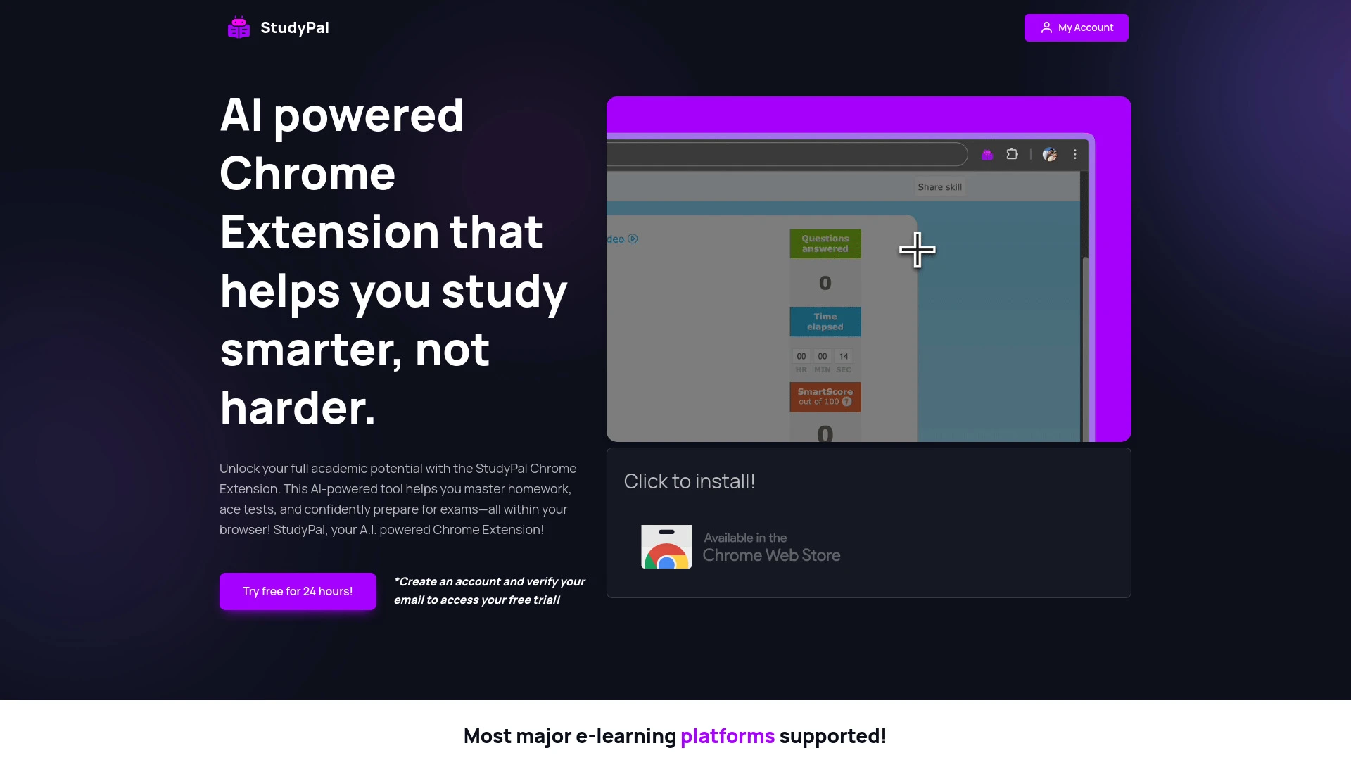 StudyPal website preview