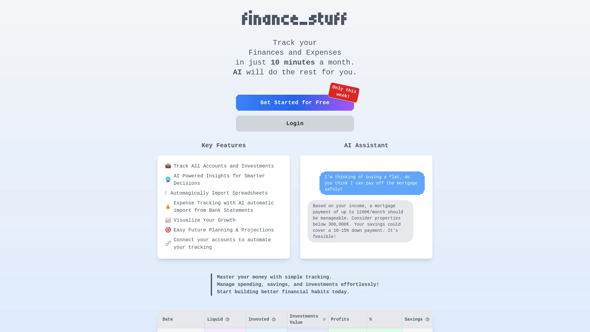 finance_stuff website preview