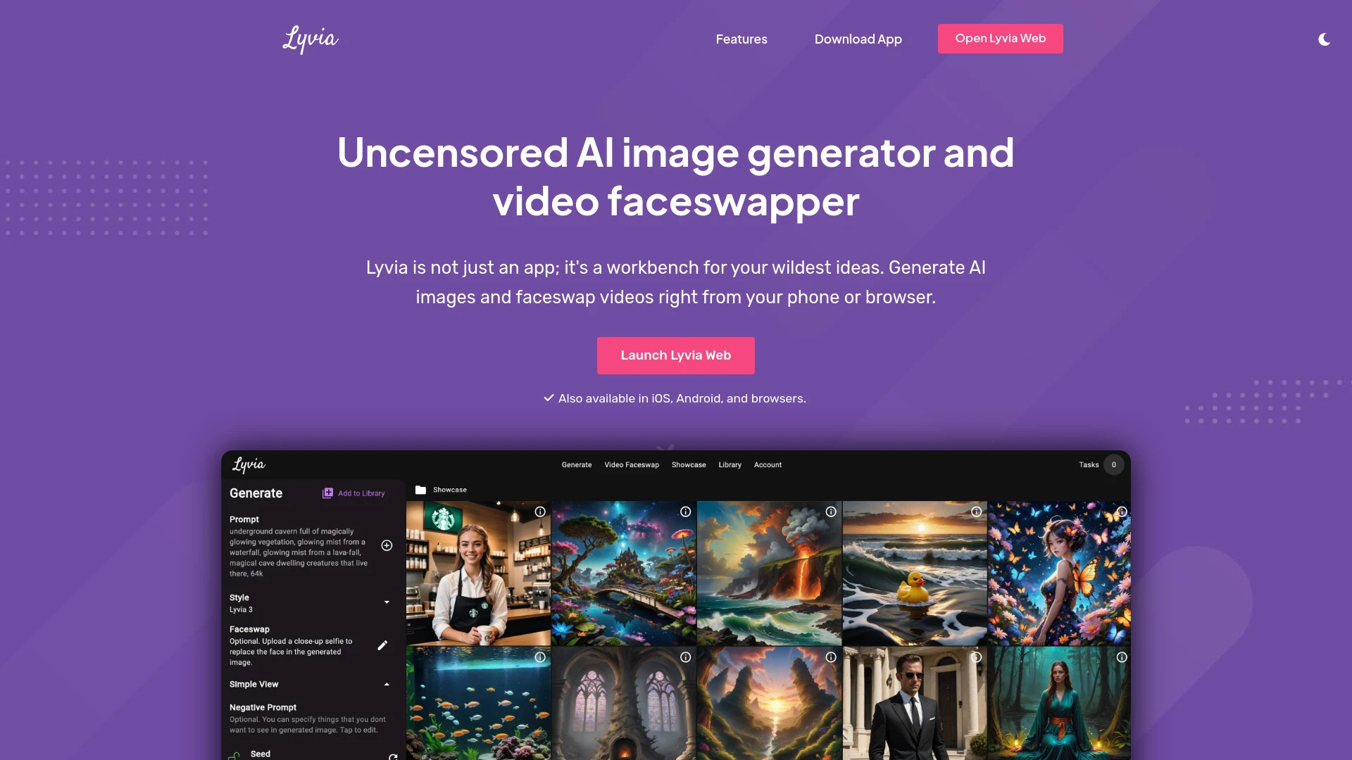 Lyvia website preview