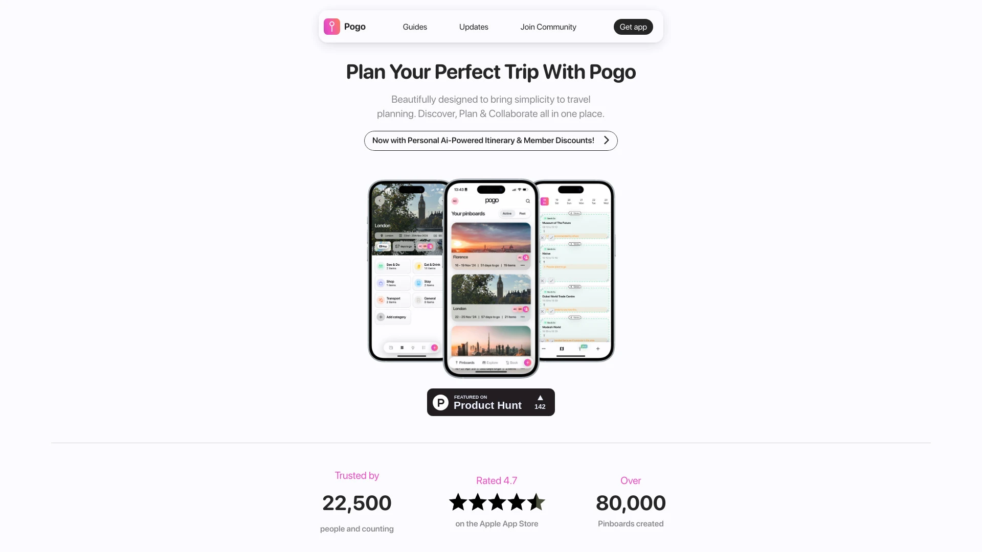 Pogo Travel website preview