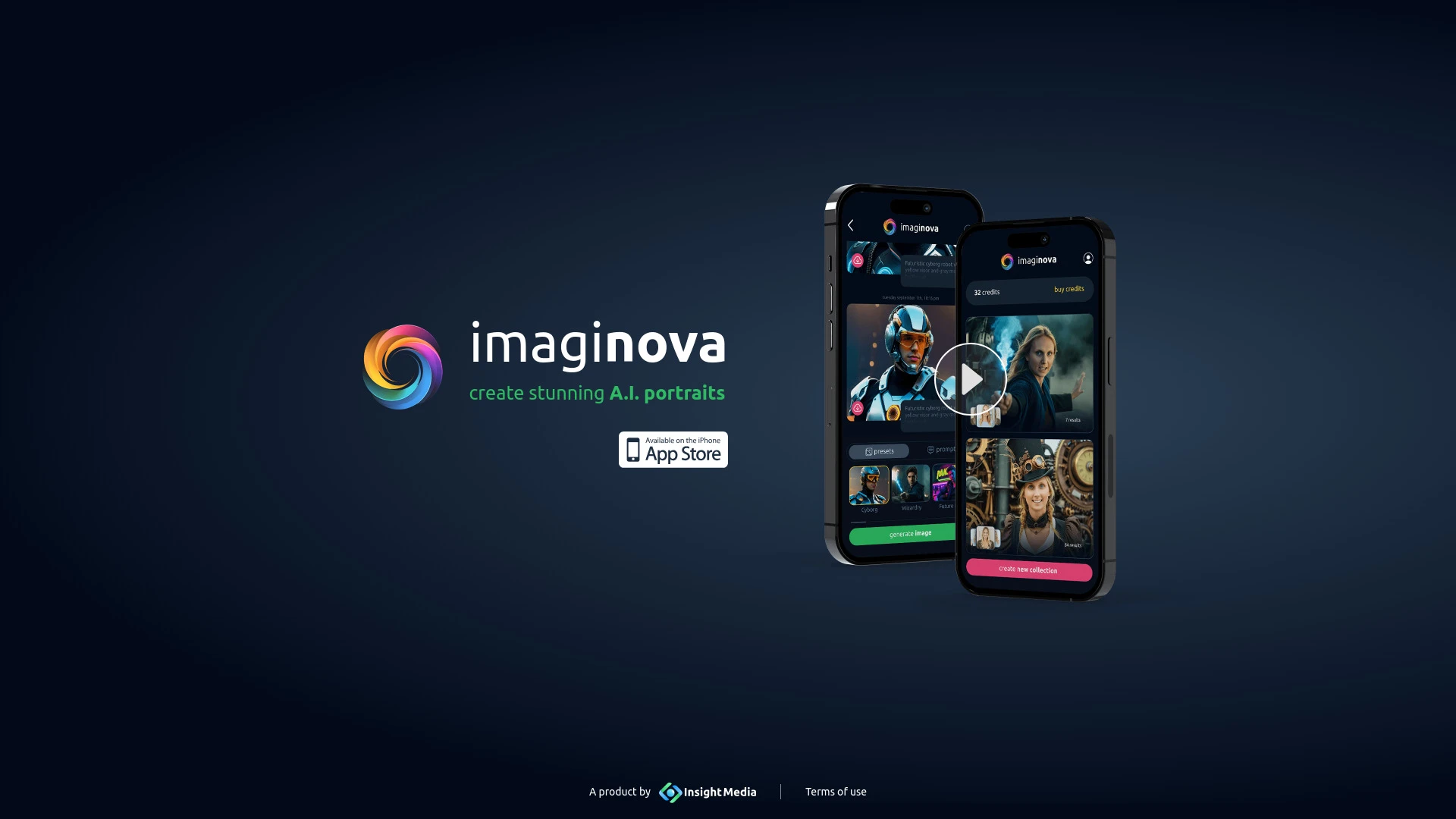 Imaginova website preview