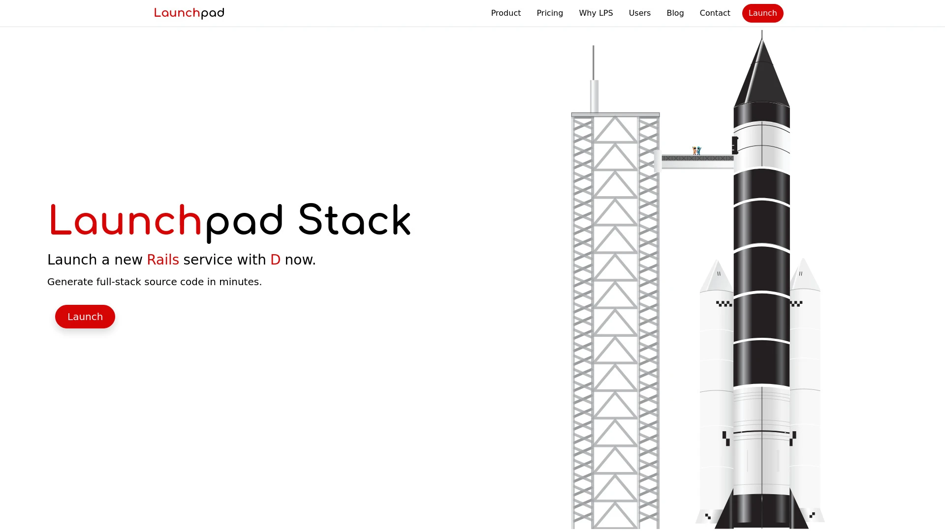 Launchpad Stack website preview
