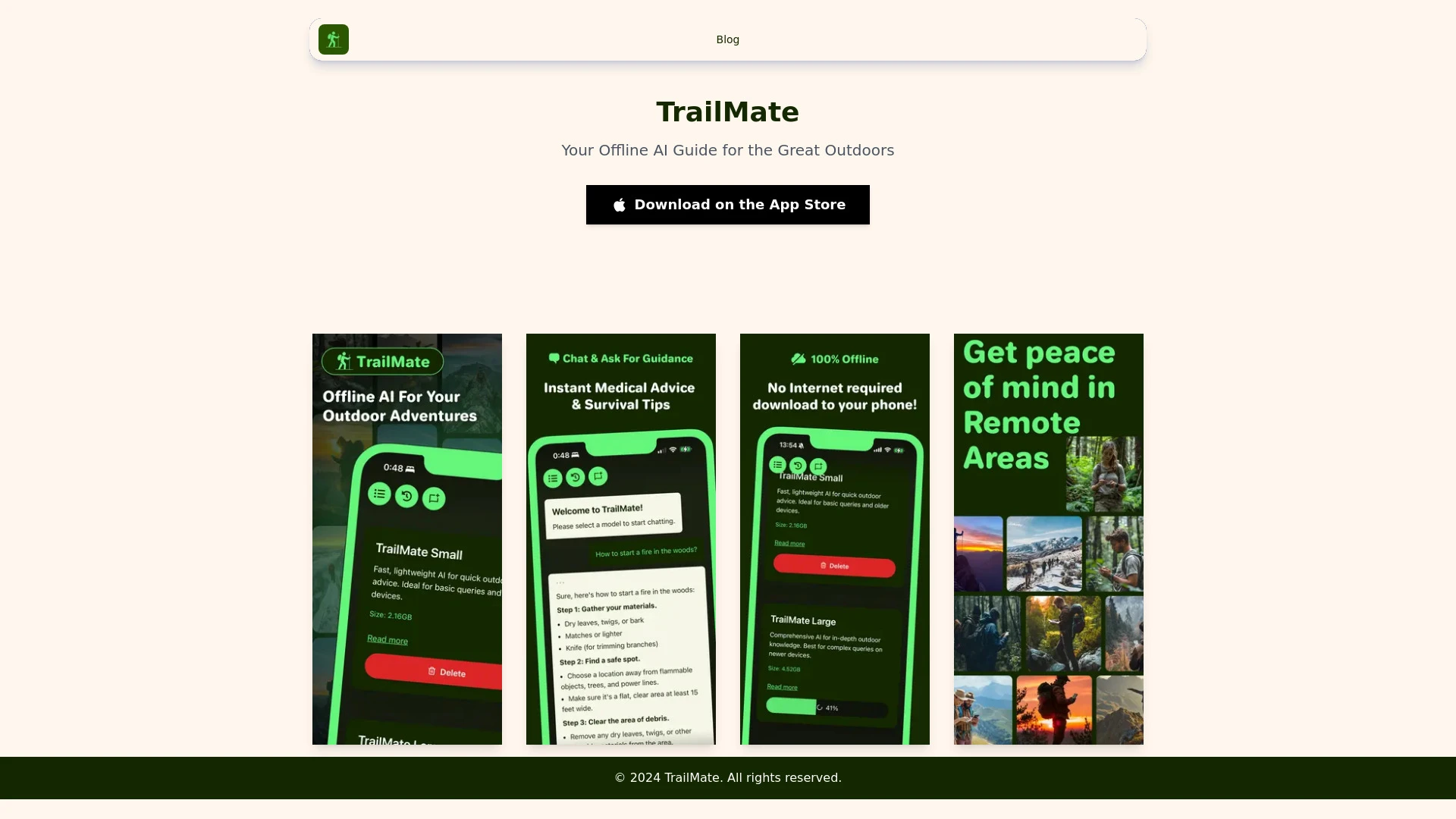 TrailMate website preview