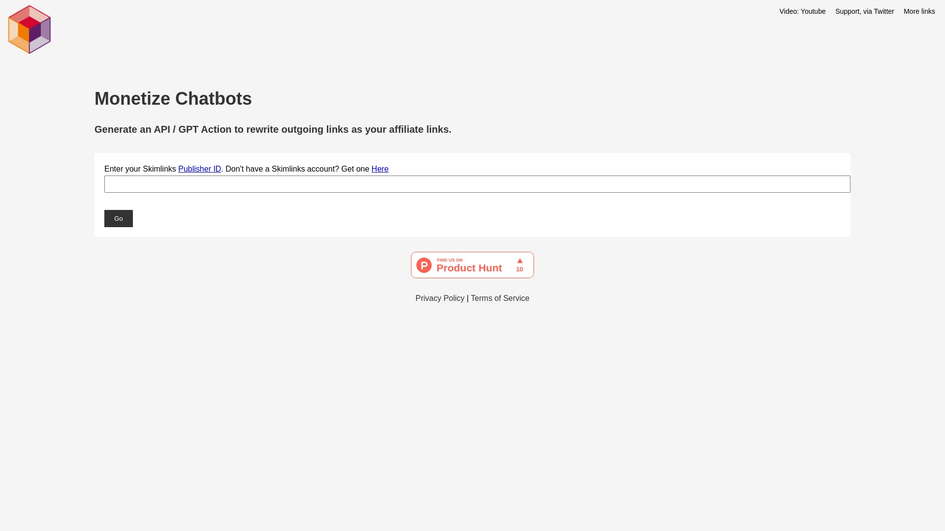 MonetizeChatbots website preview