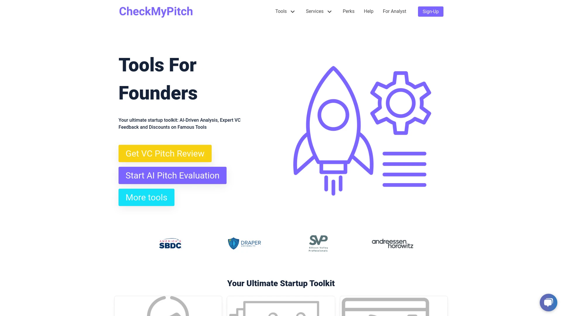 Checkmypitch.com website preview