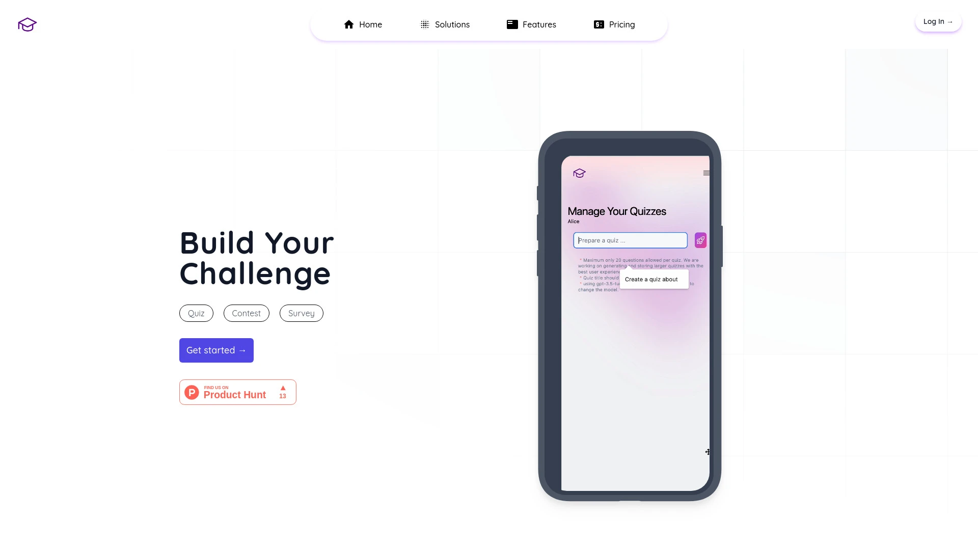 Scholar Sprint website preview