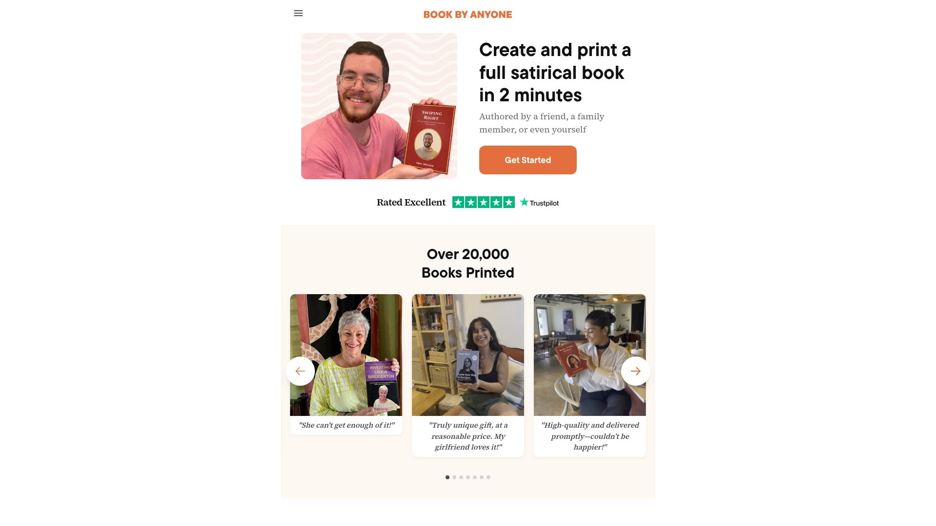 Book By Anyone website preview