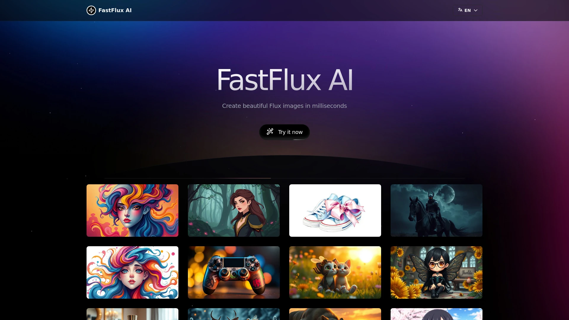 FastFlux AI website preview