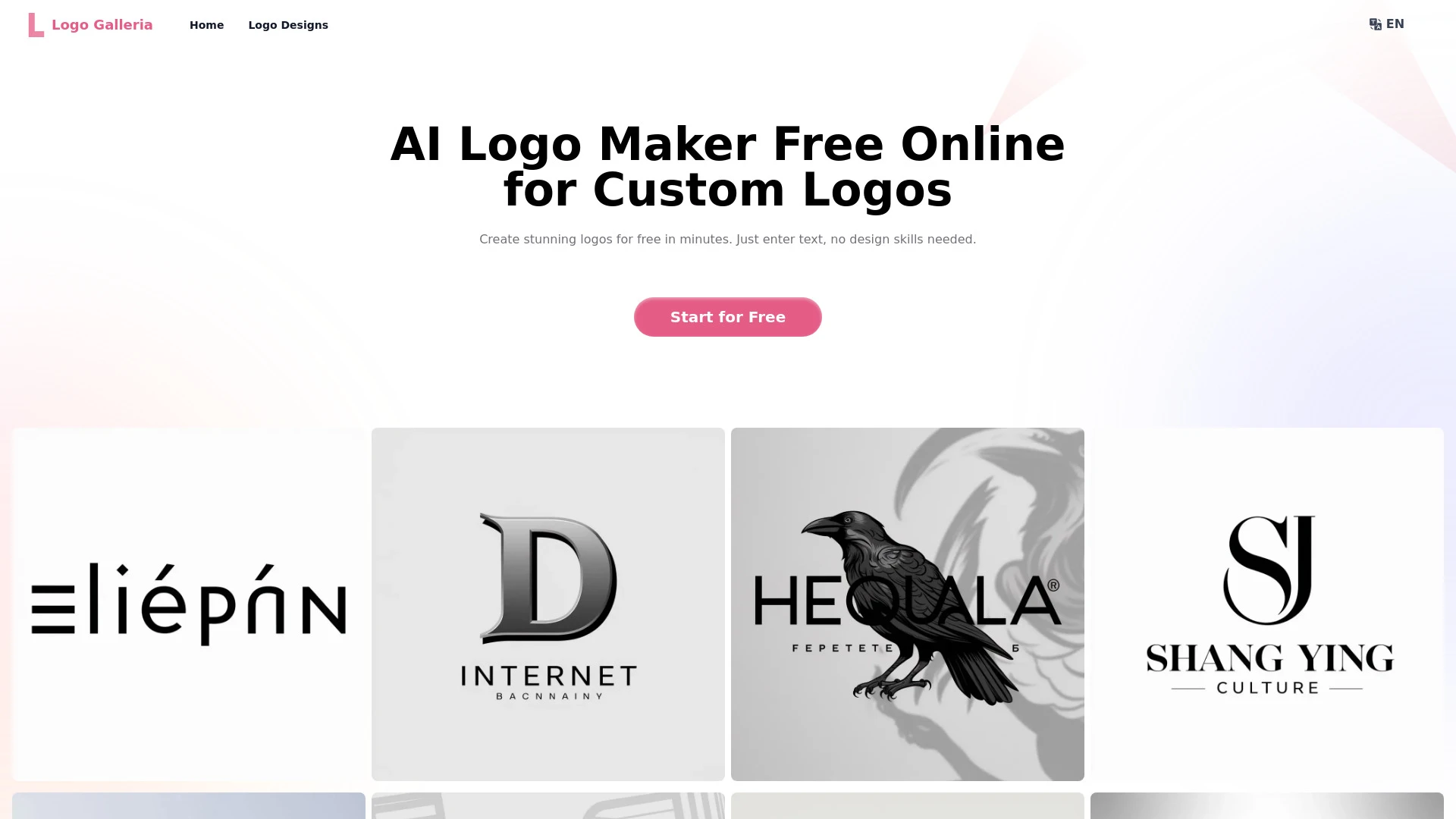 Logo Galleria website preview